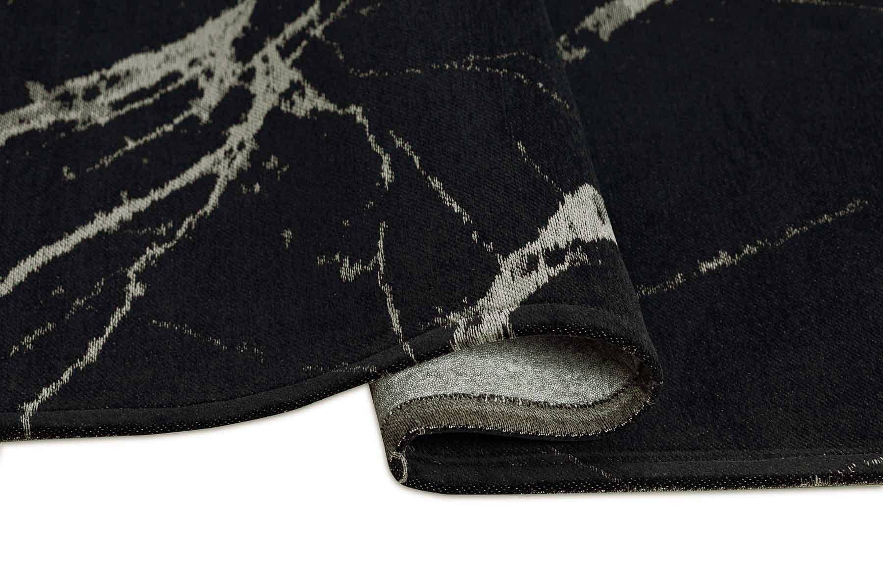 Moderner Teppich PIETRA BLACK - Waschbarer Teppich – Bild 2